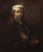 Rembrandt van rijn Easel in front of a self-portrait oil painting picture wholesale